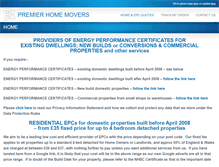 Tablet Screenshot of premierhomemovers.com